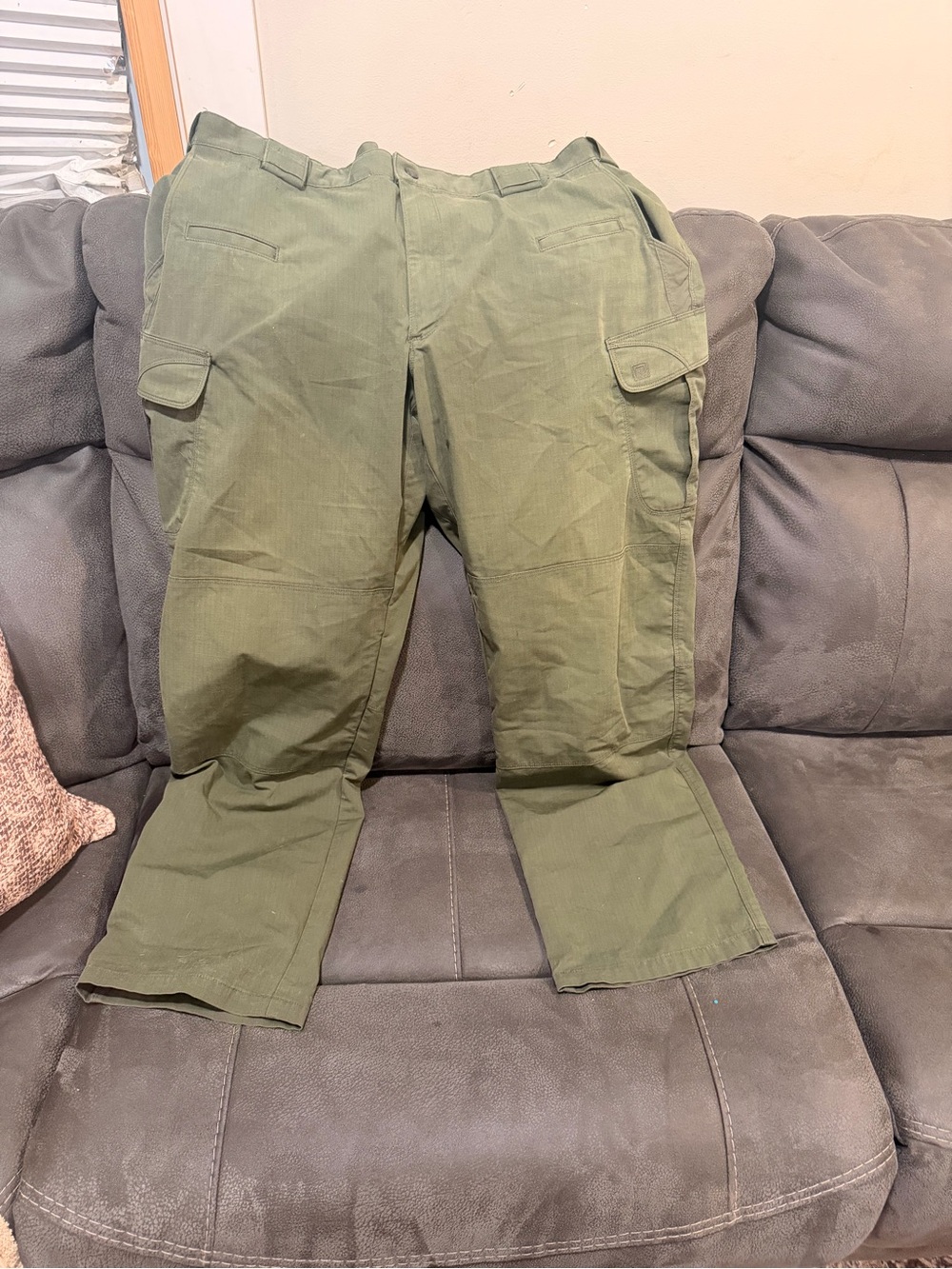 5.11 Tactical Olive Green Cargo Pants - Rugged Utility